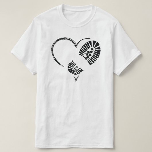 Bootstauchherz T-Shirt (Design vorne)