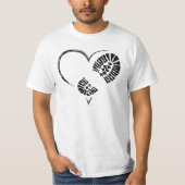 Bootstauchherz T-Shirt (Vorderseite)