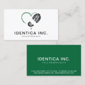 Bootstauchherz Visitenkarte (Vorne/Hinten)