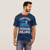 Bootstochter Shirt I Support Offshore Drilling TSh (Vorne ganz)