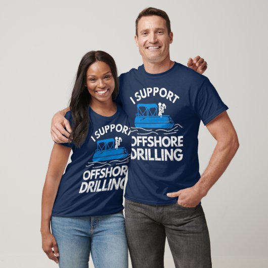 Bootstochter Shirt I Support Offshore Drilling TSh (Unisex)