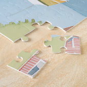 Bootsübersicht | Moderne Aquarellmalerei Puzzle (Seite)