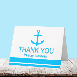 Bootsverkäufer Danke-Card