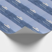 Bootsvermietung Foto Geschenkpapier (Ecke)