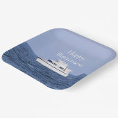 Bootsvermietung Foto Pappteller (Gewinkelt)