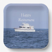 Bootsvermietung Foto Pappteller (Vorderseite)