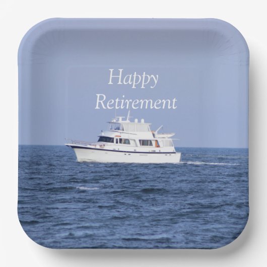 Bootsvermietung Foto Pappteller (Vorderseite)