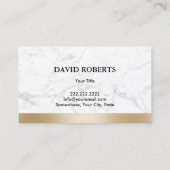 Bootsvermietung & Verkauf Modernes Gold Border Mar Visitenkarte (Rückseite)