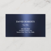 Bootsvermietungen - Sales Maintenance Moderne Navy Visitenkarte (Rückseite)