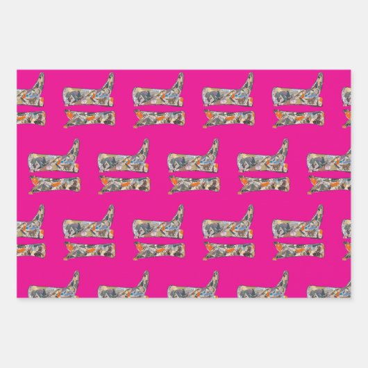 Bootsy Baby Collage boots wrapping paper sheets Geschenkpapier Set (Vorderseite 3)