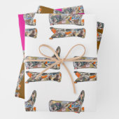 Bootsy Baby Collage boots wrapping paper sheets Geschenkpapier Set (Beispiel)