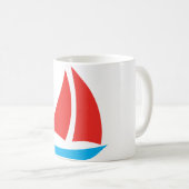 Bootsymbol Kaffeemaschine Tasse (VorderseiteRechts)