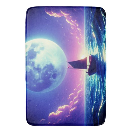 Bootszene Badematte (Vorderseite Vertikal)