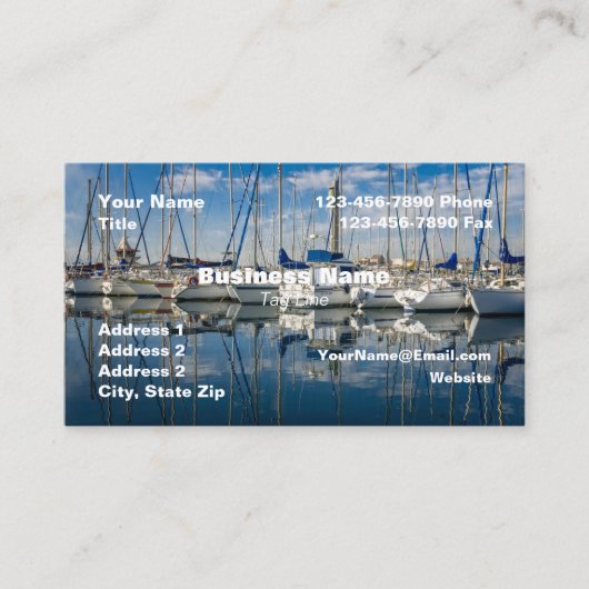 Bootthema Business Card HAMbyWhiteGlove Visitenkarte (Vorderseite)