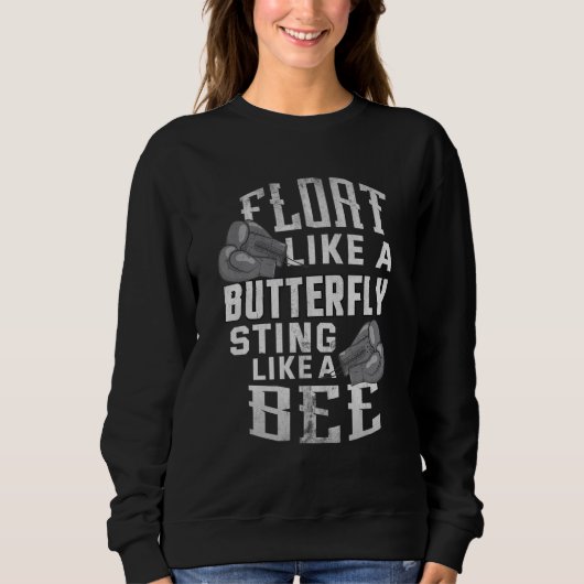 Boottraining Jab Upper Cut Punch Knockdown 3 Sweatshirt (Vorderseite)