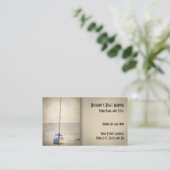 Bootverkauf Marina Business Card Visitenkarte (Stehend Vorderseite)