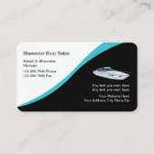 Bootverkauf Moderne Visitenkarten Visitenkarte (Vorderseite)