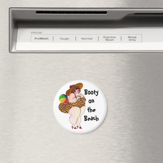 Booty on the Beach Magnet (In Situ (Geschirrspüler))