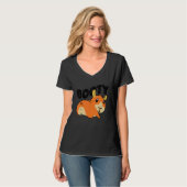 Booty Pig Graphic Guinea Pig Owner Pet Cavy Animal T-Shirt (Vorderseite Vollansicht)
