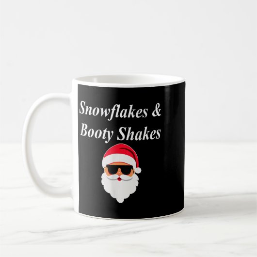 Booty Shake Christmas Funny Naughty Dirty Raunchy Kaffeetasse (Links)