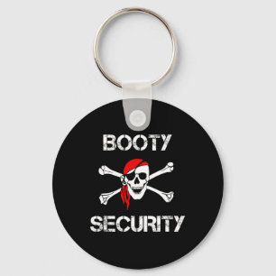Booty-Sicherheit Lustiger Totenkopf Piratenbekleid Schlüsselanhänger