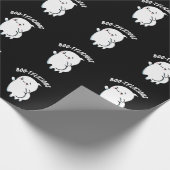Bootylicious Funny Ghost Pun Geschenkpapier (Ecke)