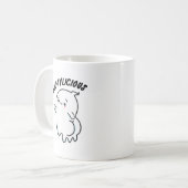 Bootylicious Funny Ghost Pun Kaffeetasse (Vorderseite Links)