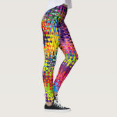 Bootyliscious Liquid Rainbow Jamaica Rave Leggings (Rechts)