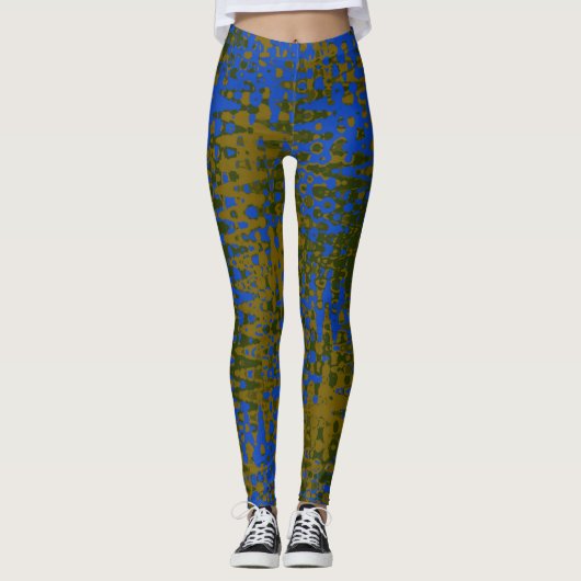 Bootylisos Liquid Blueberry Truffle Camouflage Leggings (Vorderseite)