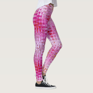 Bootylisos Liquid Pink Wildblumen Rave Leggings