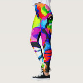 Bootylisos Liquid Rainbow Lion Animal Print Leggings (Links)