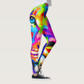 Bootylisos Liquid Rainbow Lion Animal Print Leggings (Rechts)