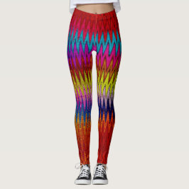 Bootylisous Liquid Paint Rainbow Krawatte Farbstof Leggings