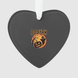 Booyah Halloween-Geist-Kürbis-Design Ornament