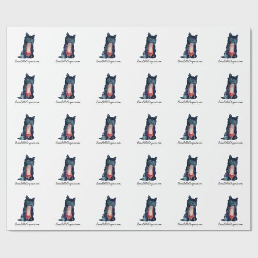 BoozaBelle Organics Geschenkpapier (Saum)