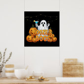 Booze & Boos T-Shirt Poster (Küche)