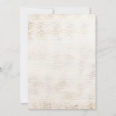 Booze Food and Bad Dance Moves Wedding Save The Date (Rückseite)