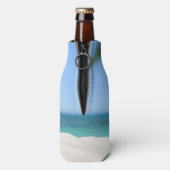 Booze Food Bad Dance Beach Wedding Gefallen Flaschenkühler (Flasche Rückseite)