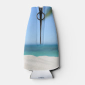 Booze Food Bad Dance Beach Wedding Gefallen Flaschenkühler (Rückseite)