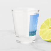 Booze Food Bad Dance Beach Wedding Gefallen Schnapsglas (Links)