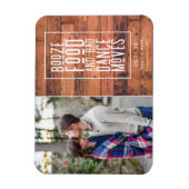 Booze, Food, Bad Dance bewegt sich rustikal Magnet (Vertikal)