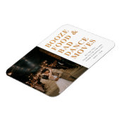 Booze Food Bad Dance Moves Wedding Danke Magnet (Linke Seite)