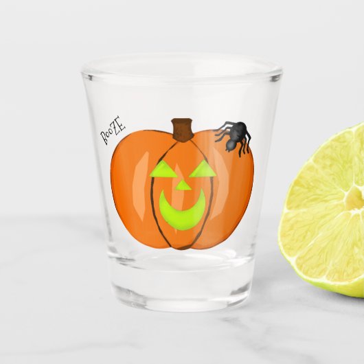 BOOZE Halloween-Showglas Schnapsglas (Vorderseite)