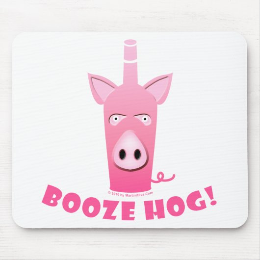 Booze Hog Mousepad (Vorne)