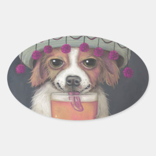 Boozer Ovaler Aufkleber