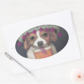 Boozer Ovaler Aufkleber (Umschlag)