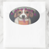 Boozer Ovaler Aufkleber (Tasche)