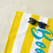 Boozing and Snoozing Cabana Stripe Pool Party Strandtuch (Beispiel)