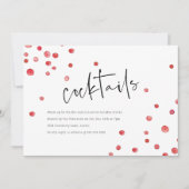 Boozy Cranberries Holiday Party Einladung (Vorderseite)