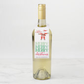 Boozy Santa Bottle Tags Flaschenanhänger (Auf Flasche)